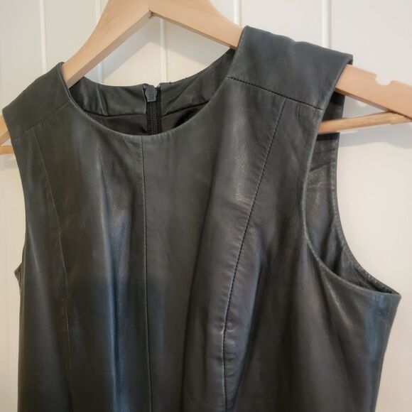 Muubaa Heiden Black Ombre Patent Leather Dress - Picture 8 of 14